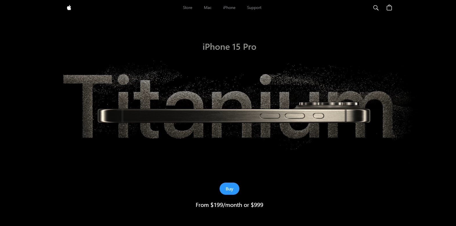 Apple Iphone15 page